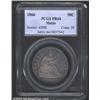 1866 50C PR64 PCGS. The base of the 1 in the date is lightly repunched. A razor-sharp near-Gem with.