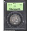 1892-S 50C MS62 PCGS. This first-year Barber Half from the San Francisco Mint is toned in lilac-gray