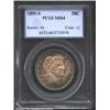 1895-S 50C MS64 PCGS. Generally obtainable only in well worn condition, the 1895-S is scarce in Fine