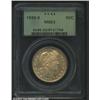 1899-S 50C MS63 PCGS. The moderately bright fields shimmer as the coin turns beneath the light, this