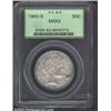 1900-S 50C MS62 PCGS. A few isolated swirls of olive-tan color interrupt the otherwise even, lilac-g