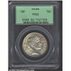 1901 50C MS62 PCGS. Relatively pleasing mint luster ripples across the surfaces with a frosty textur