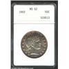 1902 50C MS62 ANACS. Rich golden-brown and lime-green patina. A sharply struck and lustrous coin tha