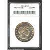 1902-O 50C MS62 Prooflike ANACS. Light golden-brown patina. The cheek has a tiny planchet flaw (as m