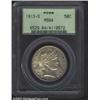 1913-S 50C MS64 PCGS. Although produced in greater numbers (604,000 pieces vs. 534,000 pieces), the.