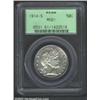 1914-S 50C MS61 PCGS. The borders and devices are lightly outlined with charcoal patina. A nicely st