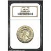1916 50C MS64 NGC. Dusky green-gray patina. A lustrous near-Gem with a sharp strike and unabraded su