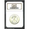 1916-D 50C MS64 NGC. Light dove-gray patina. A lovely near-Gem with pleasing luster and surfaces tha