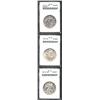 1917-D 50C Obverse AU50 ANACS, well struck with scattered light toning; 1918 AU53 ANACS, well define