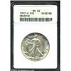 1917-S 50C Obverse MS62 ANACS. Faint yellow and gray color. A lustrous representative that has surpr