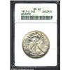 1917-S 50C Reverse MS62 ANACS. The borders are lightly freckled with dusky gold patina. Lustrous and