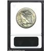 Image 2 : 1919 50C--Cleaned--ANACS. Unc Details, Net AU55. The apricot-gold patina is attractive. A lustrous s