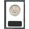 Image 2 : 1919-D 50C--Cleaned--ANACS. AU Details, Net XF45. Stone-gray in color, with wisps of olive patina on