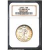 Image 1 : 1920 50C MS66 NGC. The obverse border has a rich band of yellow-green patina. The lower right obvers