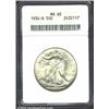 1934-D 50C MS65 ANACS. Light yellow-gold patina. A well struck and lustrous Gem that has an especial