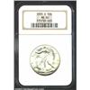 1935-D 50C MS65 NGC. The borders have gentle lemon-brown patina. A flashy Gem with relatively clean.