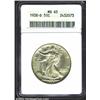 1938-D 50C MS65 ANACS. A lustrous Gem that has a very good strike and immaculate surfaces. The field