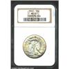 1943 50C MS67 NGC. Attractive golden-brown peripheral color. A lustrous and sharply struck Superb Ge