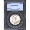 1943-D 50C MS66 PCGS. A lustrous and well struck Gem with a hint of dusky gray color at the margins.