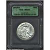 1943-D 50C MS67 ICG. An essentially brilliant Superb Gem with flashy luster and a good strike. IN GO