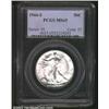 1944-S 50C MS65 PCGS. The mintmark appears to be lightly repunched. A brilliant and lustrous Gem wit