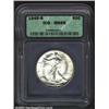1945-S 50C MS66 ICG. A brilliant Gem with flashy luster and impressive surfaces. While not full, the