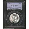 1947 50C MS66 PCGS. A brilliant, flashy, and sharply struck Gem with exquisite surfaces. A splendid.