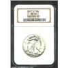 1947-D 50C MS66 NGC. The reverse has hints of golden-brown patina. A pleasing Gem with blazing luste