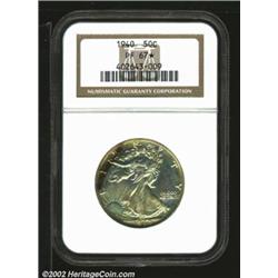 1940 50C PR67 * NGC. The borders have rich golden-brown patina. A well struck Superb Gem with remark