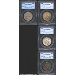 1948 50C MS65 Full Bell Lines PCGS, well struck with good luster and deep maroon patina; 1952 MS65 F