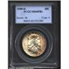 Image 1 : 1949-D 50C MS64 Full Bell Lines PCGS. Lustrous and attractively toned on the right portion of each s
