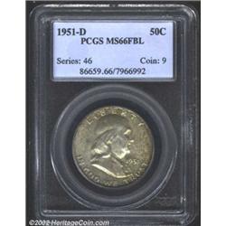 1951-D 50C MS66 Full Bell Lines PCGS. There is not a single '51-D Franklin Half Dollar certified fin