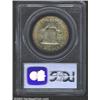 Image 2 : 1957-D 50C MS66 Full Bell Lines PCGS. The obverse has outrageously iridescent lime-green, ruby-red,.