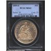 Image 1 : 1859-S S$1 MS62 PCGS. Formerly offered as lot 6502 in our June Long Beach Sale, where it was describ