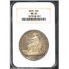 Image 1 : 1873 T$1 MS64 NGC. This is one of the most significant Trade Dollars in this sale. The first-year 18