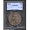 Image 1 : 1873-S T$1 MS63 PCGS. Sharply struck with full luster beneath mottled russet toning. Close examinati