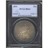 Image 1 : 1874 T$1 MS64 PCGS. While the total mintage of the 1874 is not on the large side for the Trade Dolla