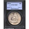 Image 1 : 1875-S T$1 MS64 PCGS. Type I Obverse / Type I Reverse. Large S. This variety is noted by Bowers in t