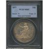 Image 1 : 1877 T$1 MS63 PCGS. Normal Date. Breen-5809. This is an uncommonly attractive coin even for the Sele
