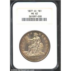 1877-CC T$1 MS62 NGC. The first 1877-CC Trade Dollars were not produced until June of that year (the