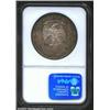 Image 2 : 1877-S T$1 MS65 NGC. The rich peripheral apricot-gold patina cedes to silver-gray centers. Stars 7 t