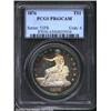 Image 1 : 1876 T$1 PR63 Cameo PCGS. Some might consider a PR63 as not quite enough of a coin for their set. Ho