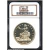 Image 1 : 1879 T$1 PR64 NGC. This coin was struck from Bowers' "First Variety," with an imperfect 8 in the dat