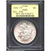 Image 1 : 1878 7TF S$1 Reverse of 1878 MS65 PCGS. Brilliant and lustrous with pleasing surfaces. A lovely firs