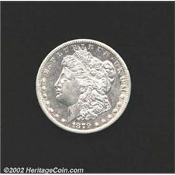 1879-CC S$1 XF40 Uncertified. Rich luster outlines the stars, legends, and devices. A stone-gray exa