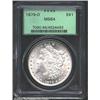 Image 1 : 1879-O S$1 MS64 PCGS. A lustrous and frosty near-Gem with an above average strike and an immaculatel