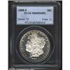Image 1 : 1880-S S$1 MS65 Deep Mirror Prooflike PCGS. The margins are lightly toned with golden-brown color. A