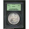 Image 1 : 1881 S$1 MS65 PCGS. A flashy and mildly prooflike Gem with a razor-sharp strike and a clean cheek. A