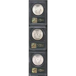 1881-CC S$1 MS62 PCGS, brilliant and flashy with a bold strike and a luster grazed cheek, a popular.