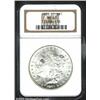 Image 1 : 1881-CC S$1 MS65 NGC. The obverse is fully brilliant, while the reverse has a blush of dusky lemon p